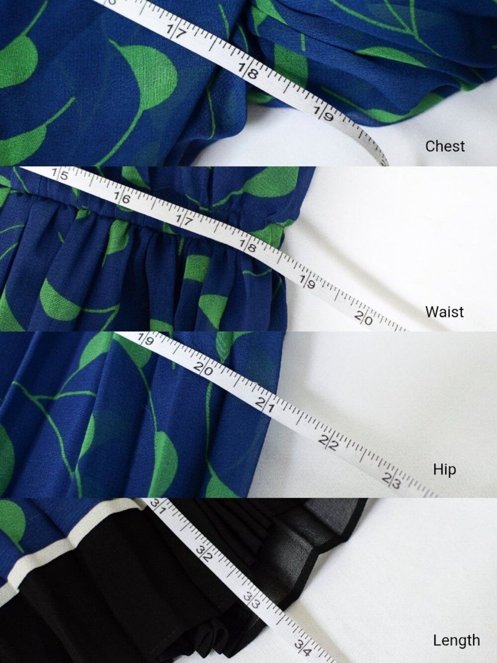 Self Portrait Crescent Chiffon Pleated Cape Dress Blue Green Mini Sz 4 Cocktail - Picture 13 of 15